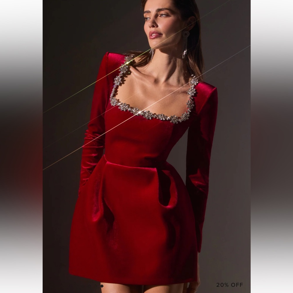 Camila Blanco Kimberly Red Dress